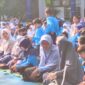 Foto: Suasana kegiatan Gerakan Literasi Menulis: 1000 Harapan untuk Kota Depok di SDIT Amal Mulia, Jumat (25/4). (Doc.Idris)