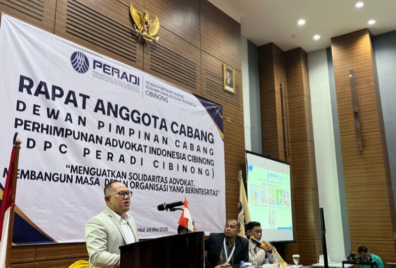 Berlangsung di Hotel Lorin, Sentul, Kabupaten Bogor, Dewan Pimpinan Cabang (DPC) PERADI Cibinong sukses menggelar Rapat Anggota Cabang (RAC) tahunannya. (Dok. DPC PERADI Cibinong).